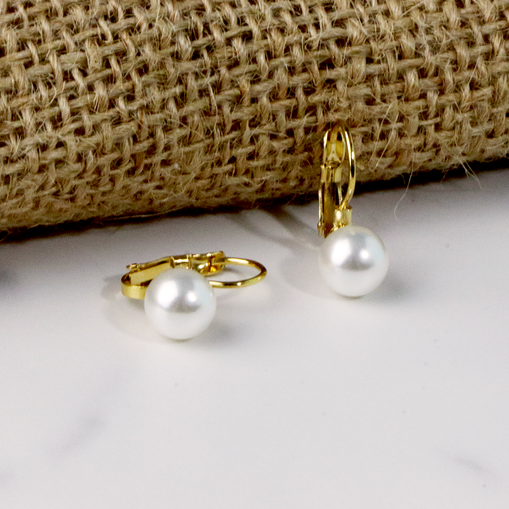 Aretes huggies con perla JYA3416 Carnival Fashion Carnival Lenceria