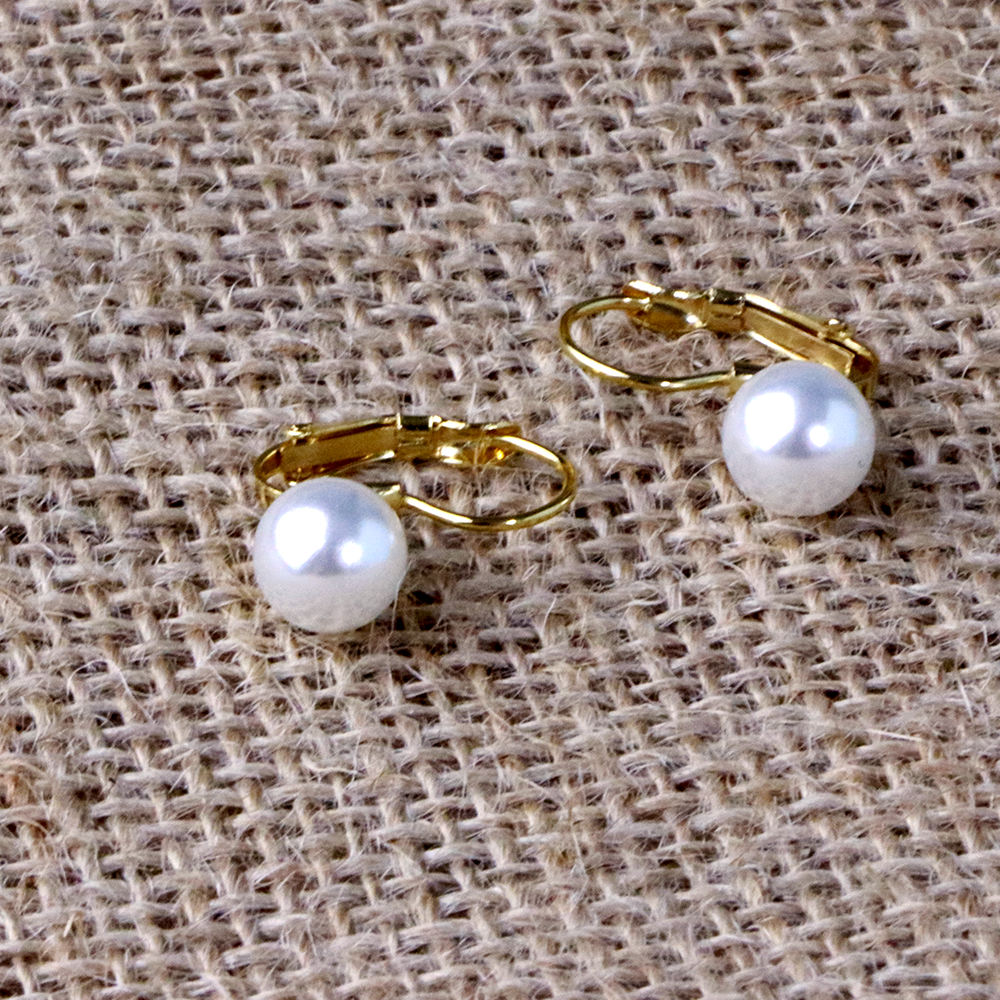 Aretes huggies con perla JYA3416 Carnival Fashion Carnival Lenceria