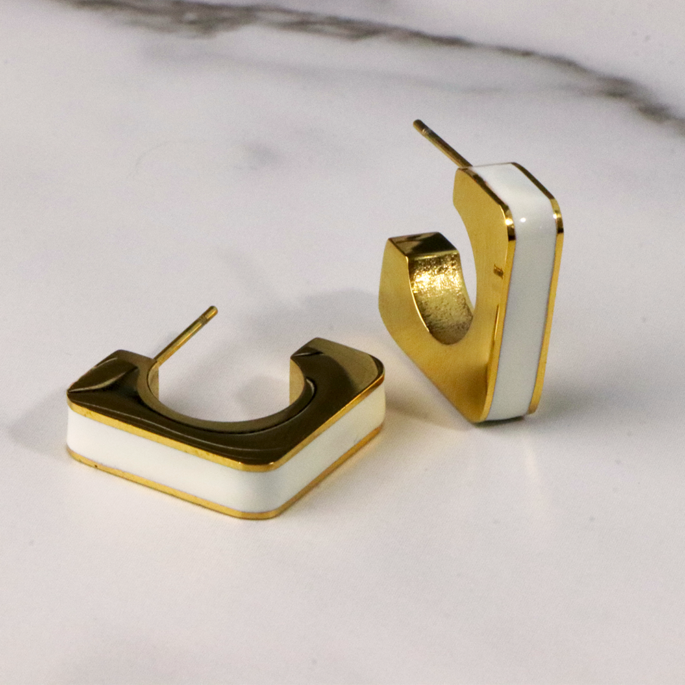 Aretes forma cuadrada JYA3512 Carnival Fashion