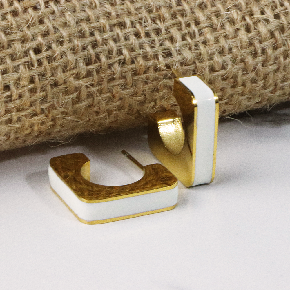 Aretes forma cuadrada JYA3512 Carnival Fashion