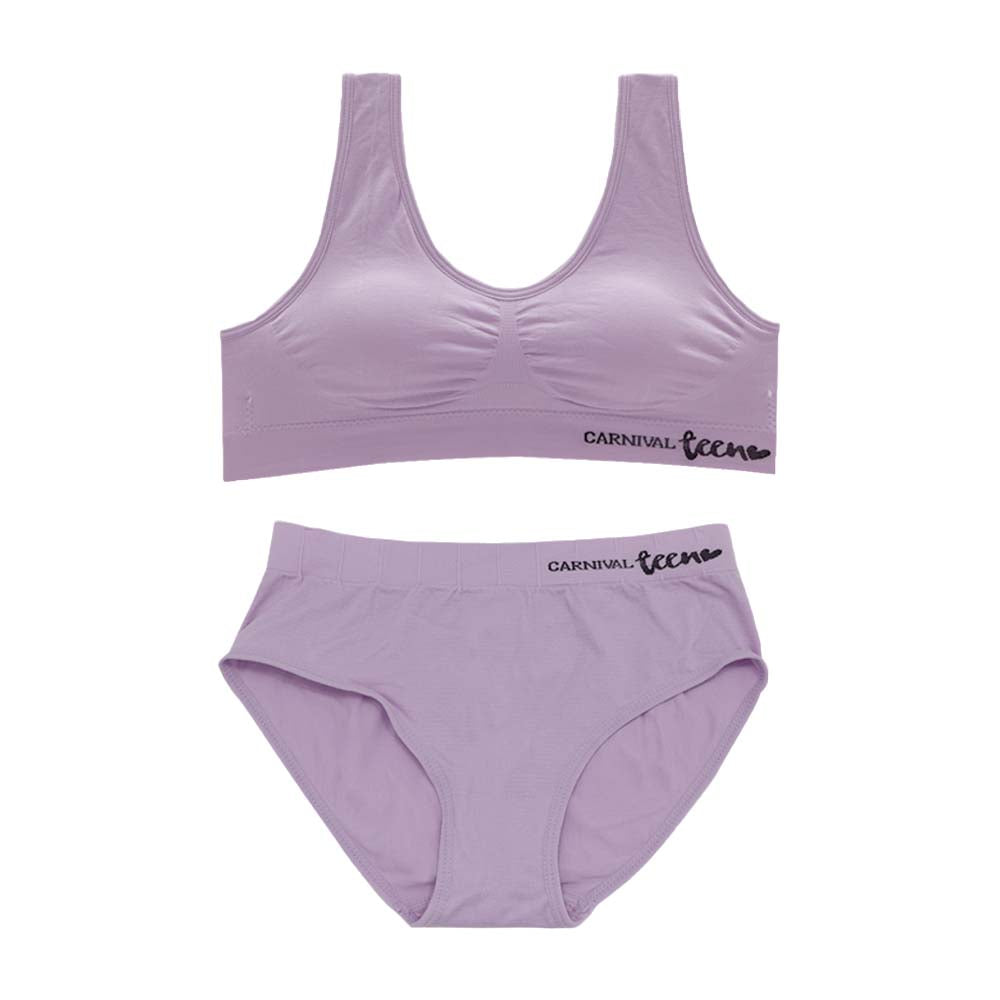 Coordinado lila de seamless C4863-7863 Teens Carnival Lenceria