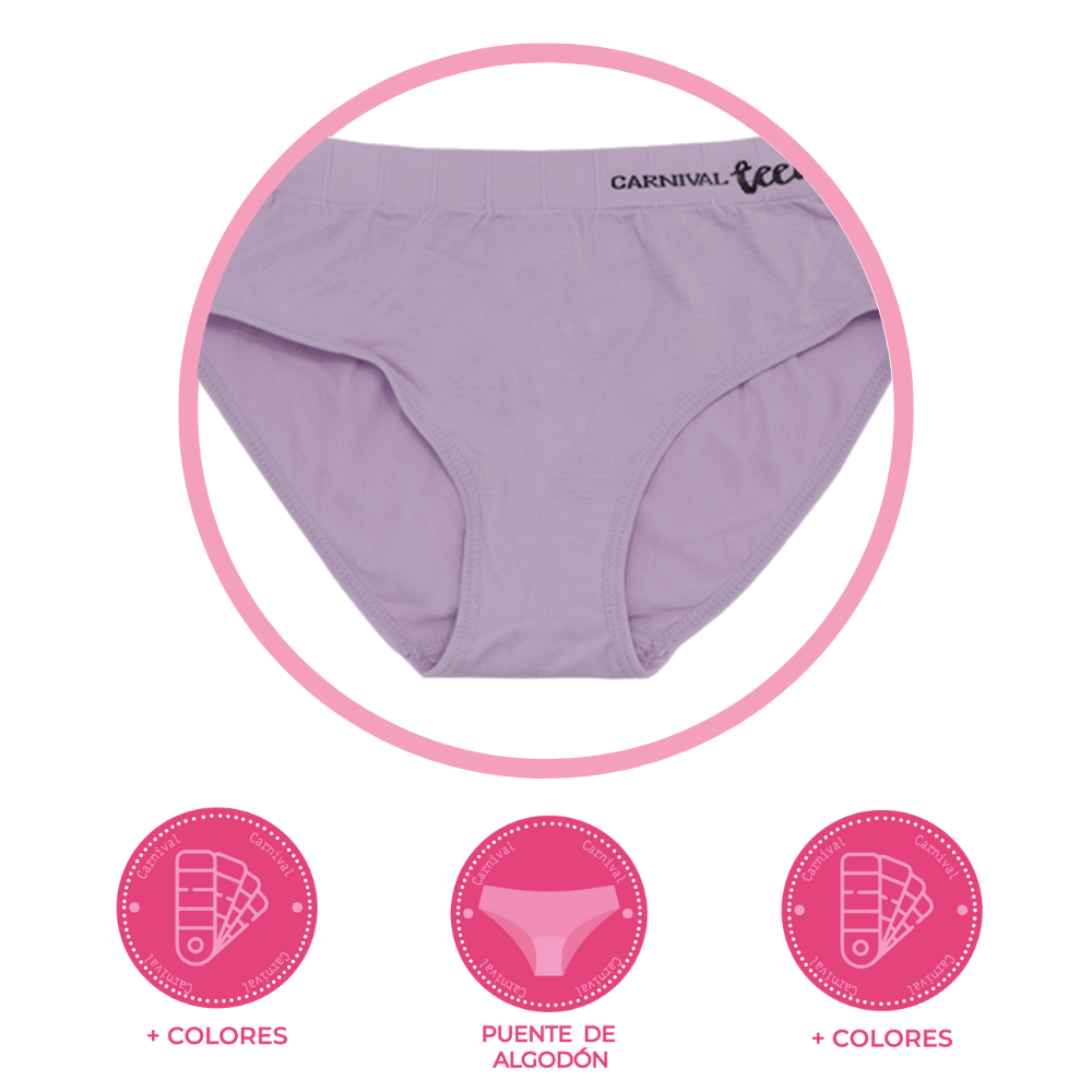 Coordinado lila de seamless C4863-7863 Teens
