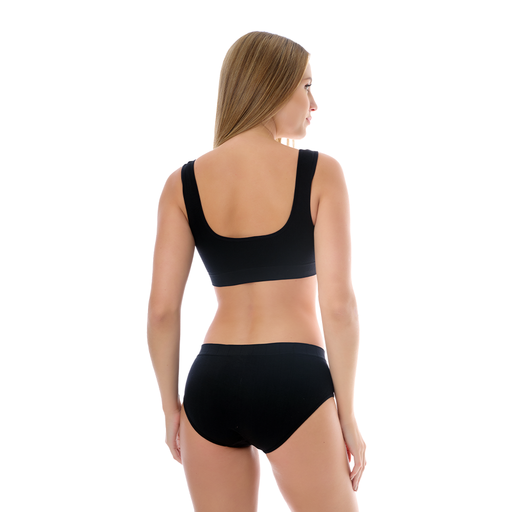 Coordinado negro Seamless para Teens C4863-7863 Carnival Mayoristas