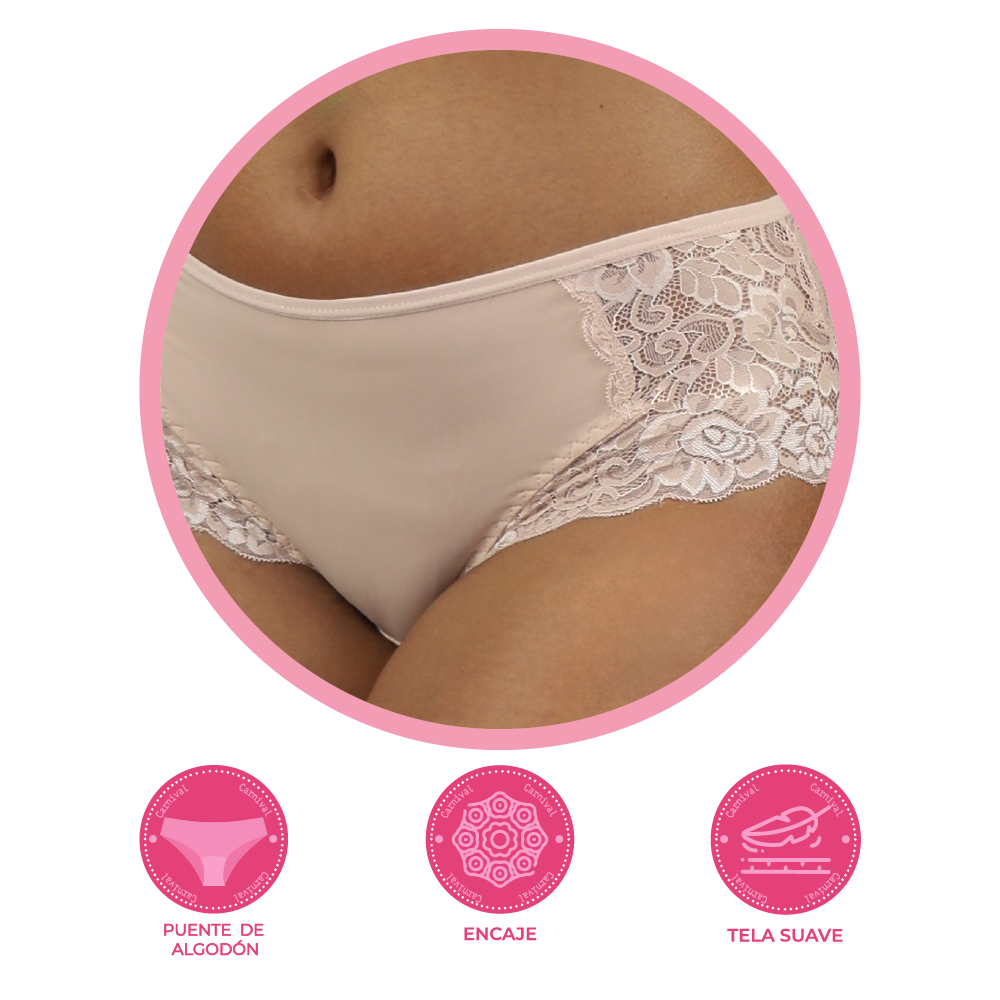 Panty con detalles de encaje 74737 Lady Carnival Carnival