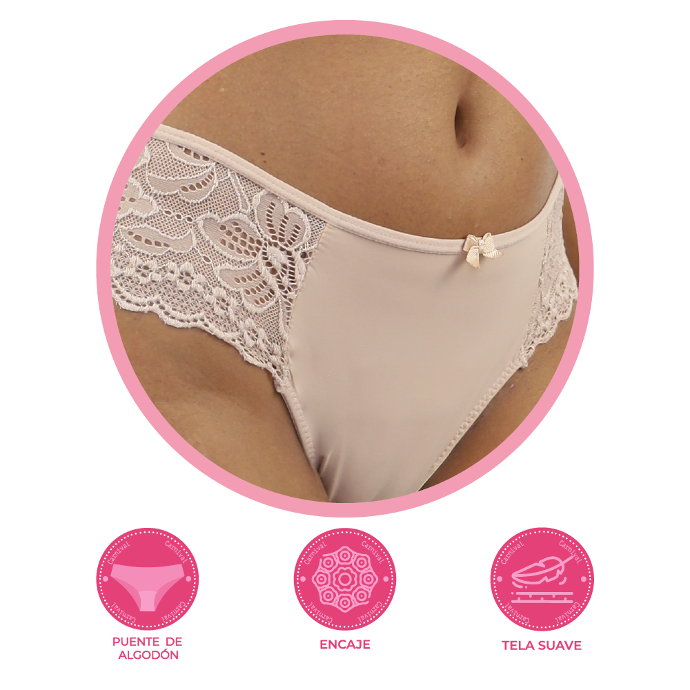 Panty con detalles de encaje 74738 Lady Carnival Carnival