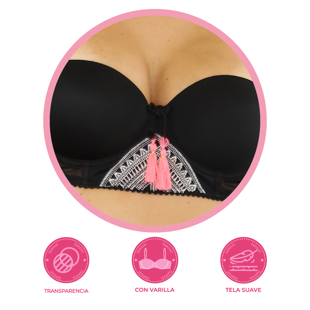 Brasier coordinable con transparencias 24899 Carnival Fashion Carnival