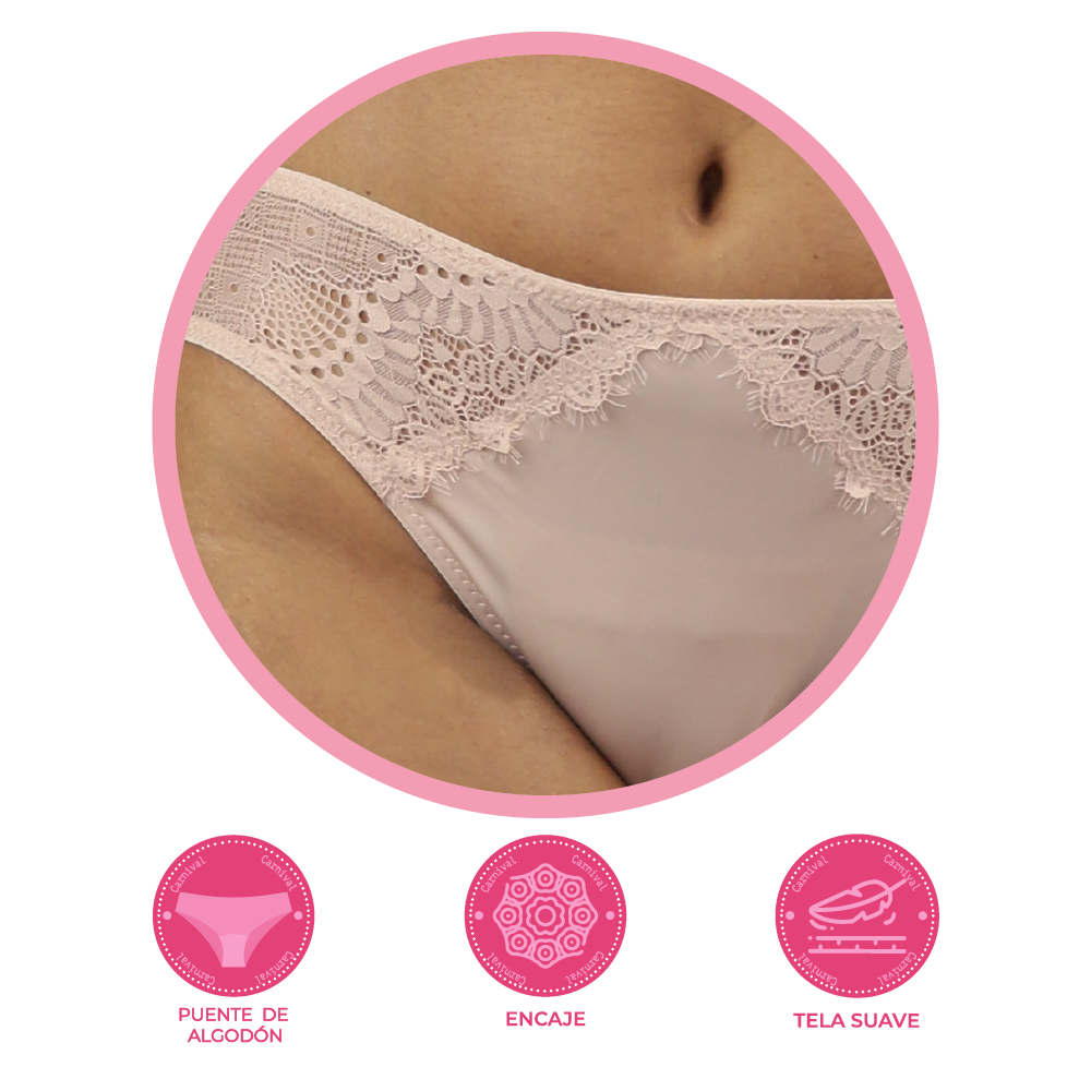 Panty con detalles de encaje 74736 Lady Carnival Carnival