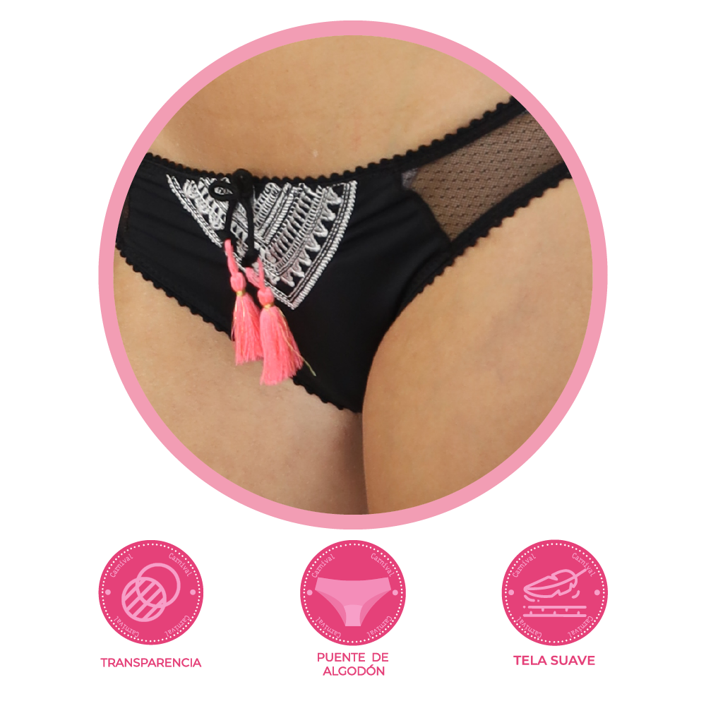 Panty coordinable con transparencias 74899 Carnival Fashion Carnival