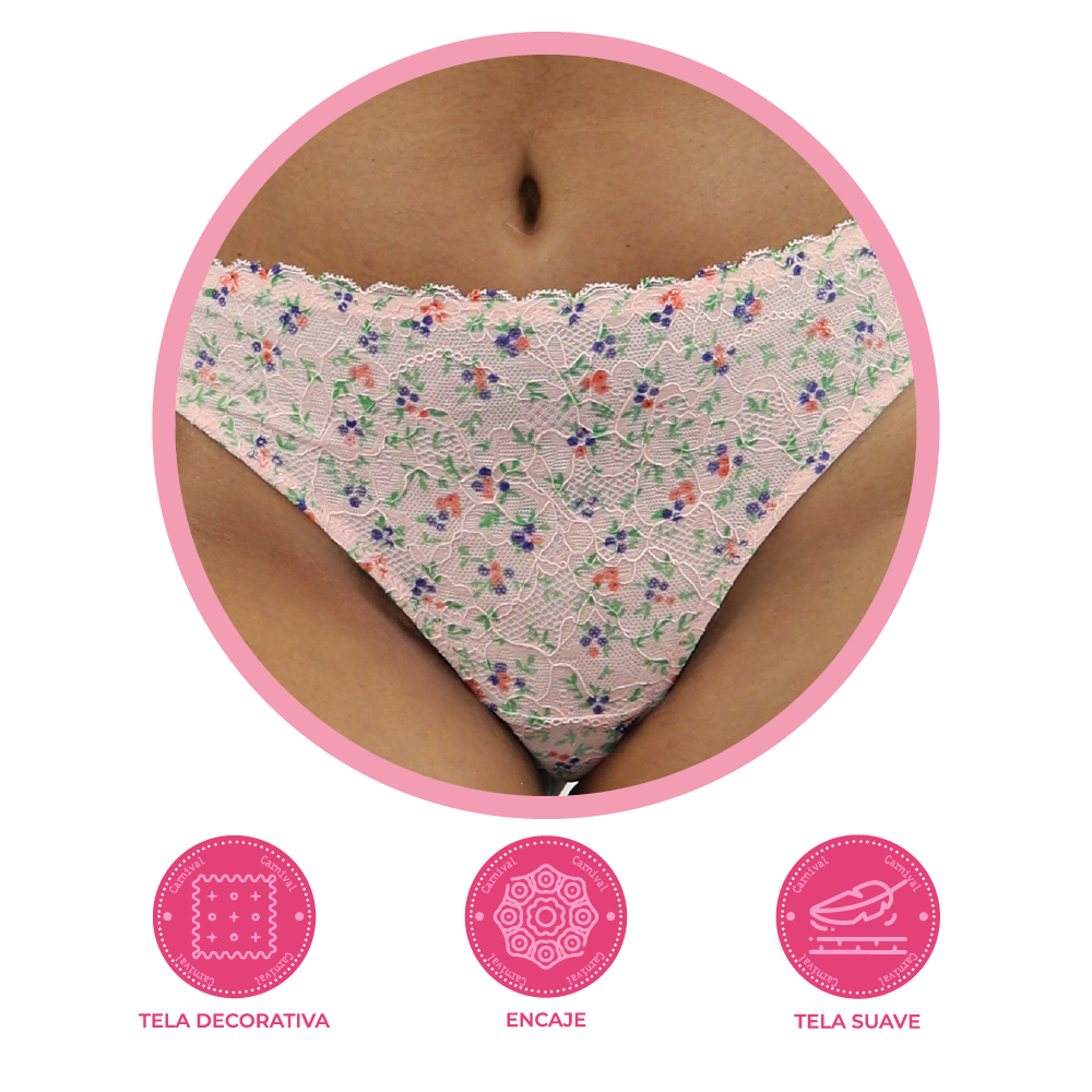 Cachetero con detalles florales 74811 Lady Carnival