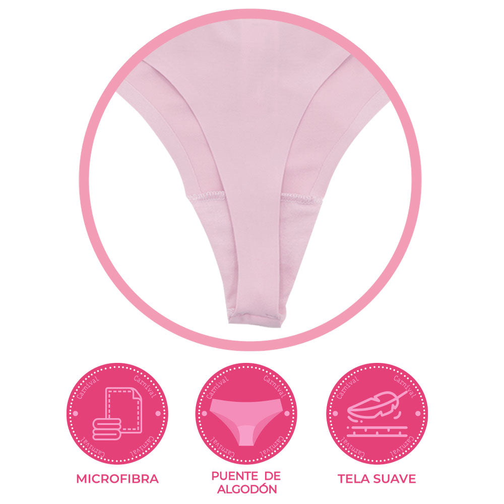 Tanga básica de corte láser 64657 Carnival Carnival Lenceria