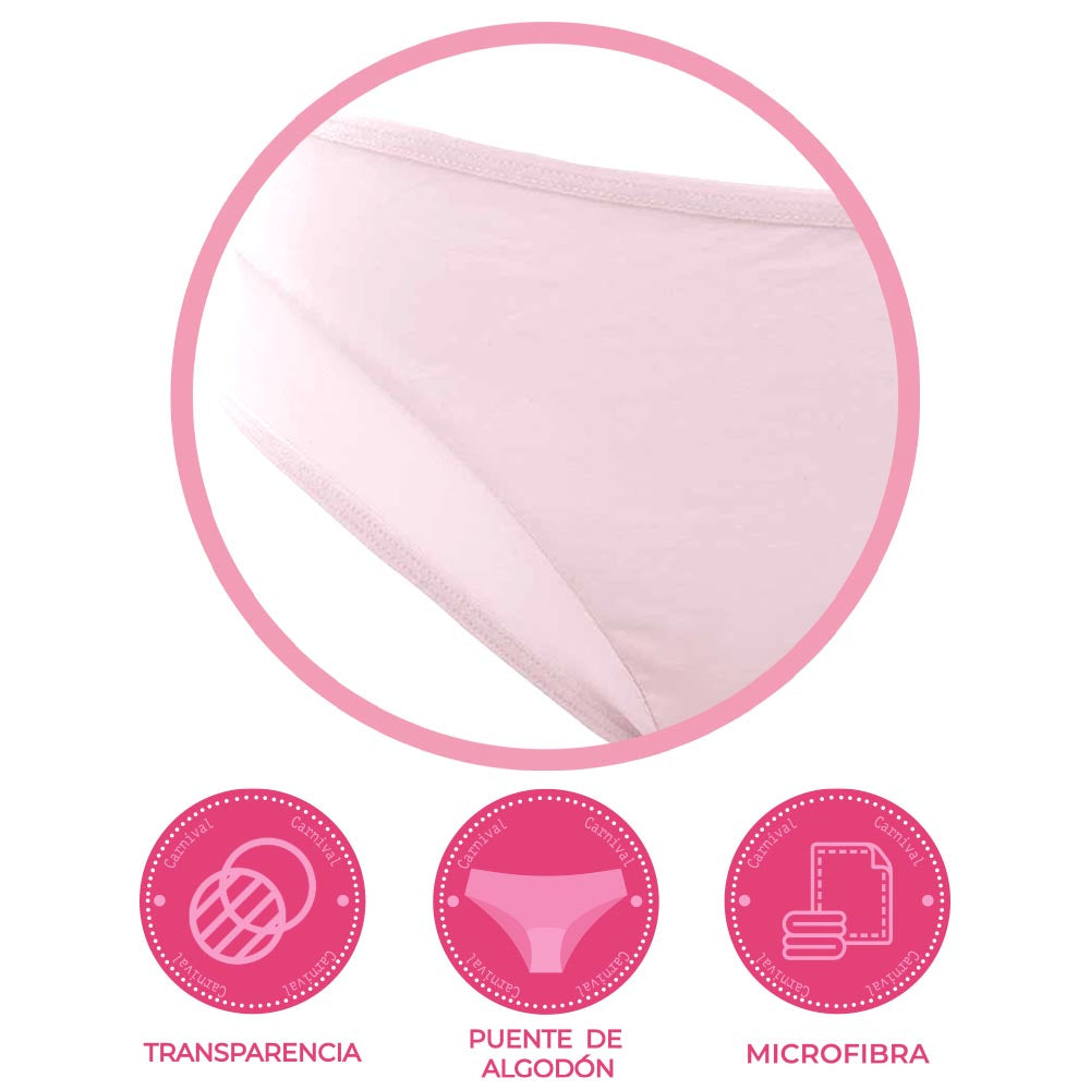 Pantie coordinable de talla extra con detalles de mesh  74181 Lady Carnival Carnival