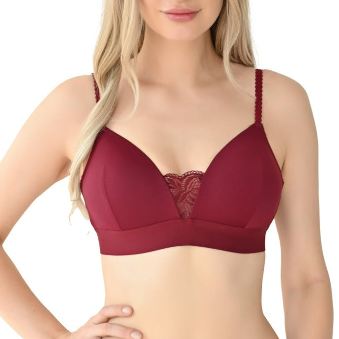 Brasier coordinable sin varilla y con encaje 24424 Lady Carnival
