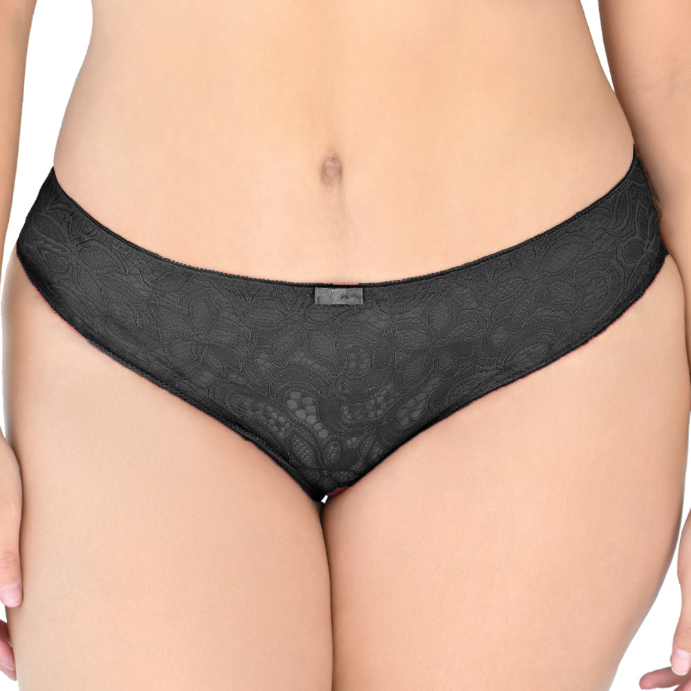 Pantie coordinable de talla extra con encaje 74421 Lady Carnival
