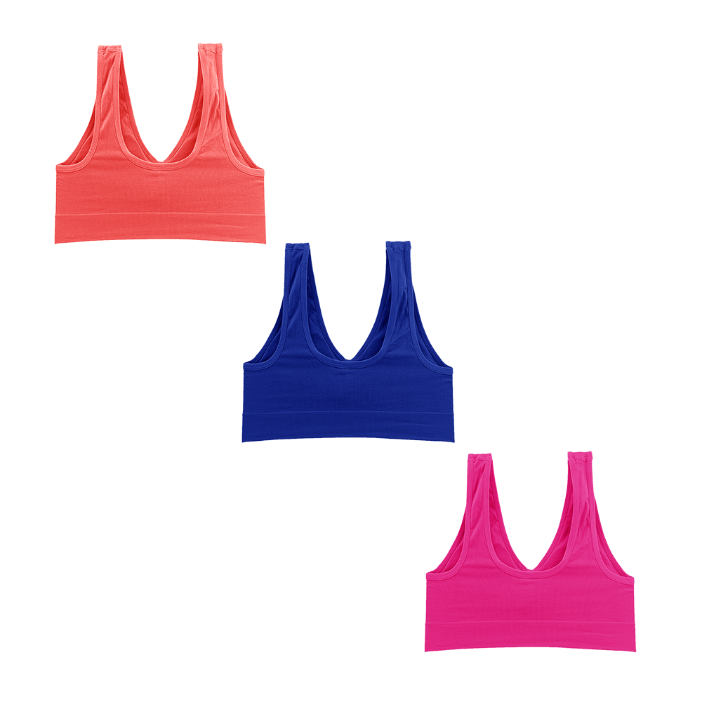Set de 3 tops con almohadillas removibles TP5388 Carnival Carnival Lenceria
