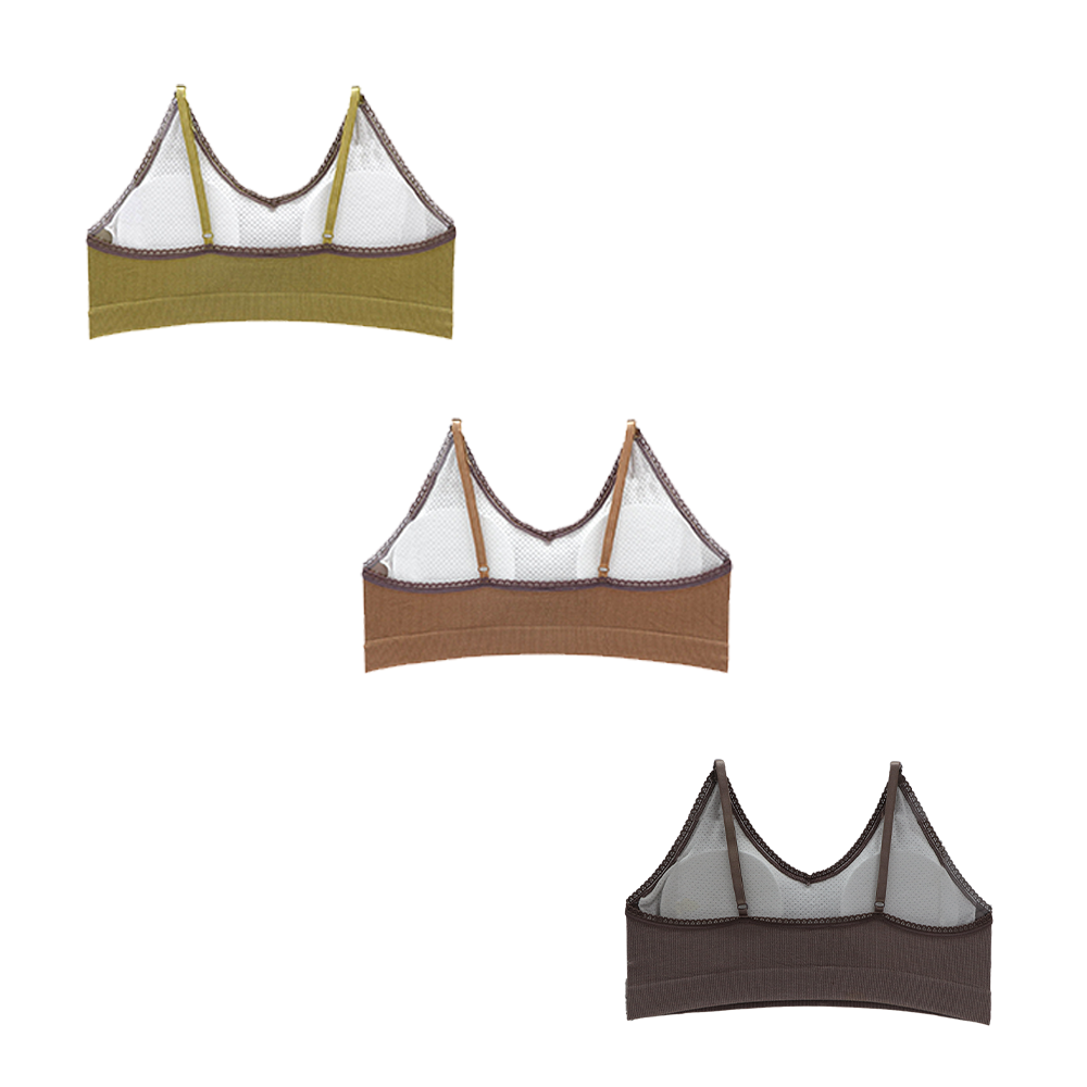 Set de 3 tops con almohadillas removibles TP5400 Carnival