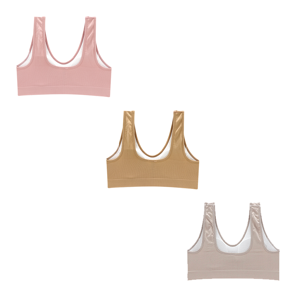 Set de 3 tops con almohadillas removibles TP5401 Carnival Carnival Lenceria