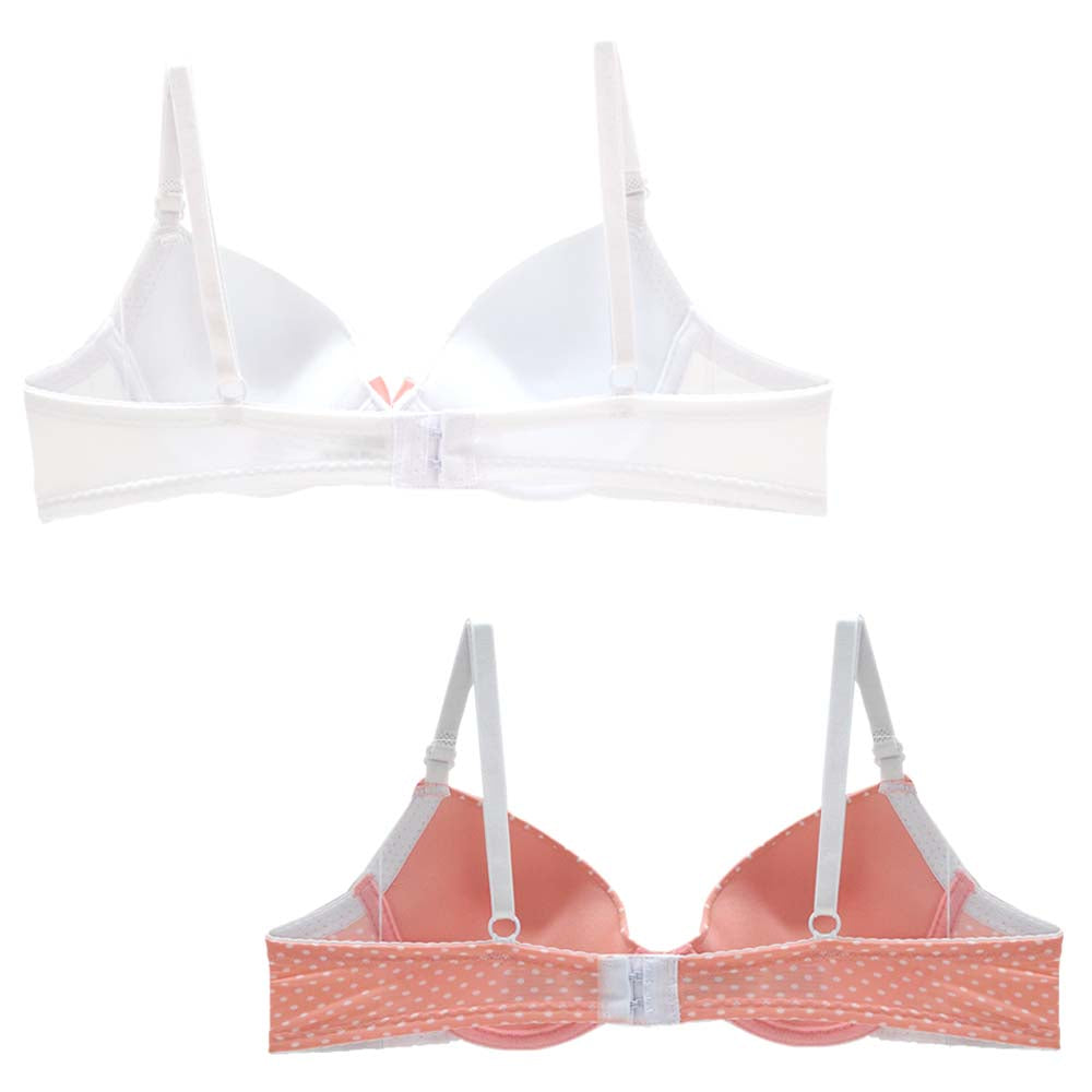 Set de 2 brasier teen con copa preformada y varilla 24194 Teens Carnival Lenceria