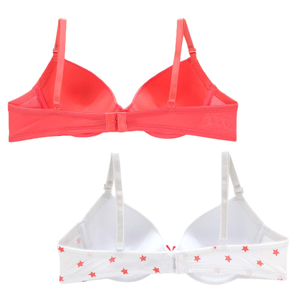 Set de 2 brasier teen con copa preformada y varilla 24193 Teens Carnival Lenceria