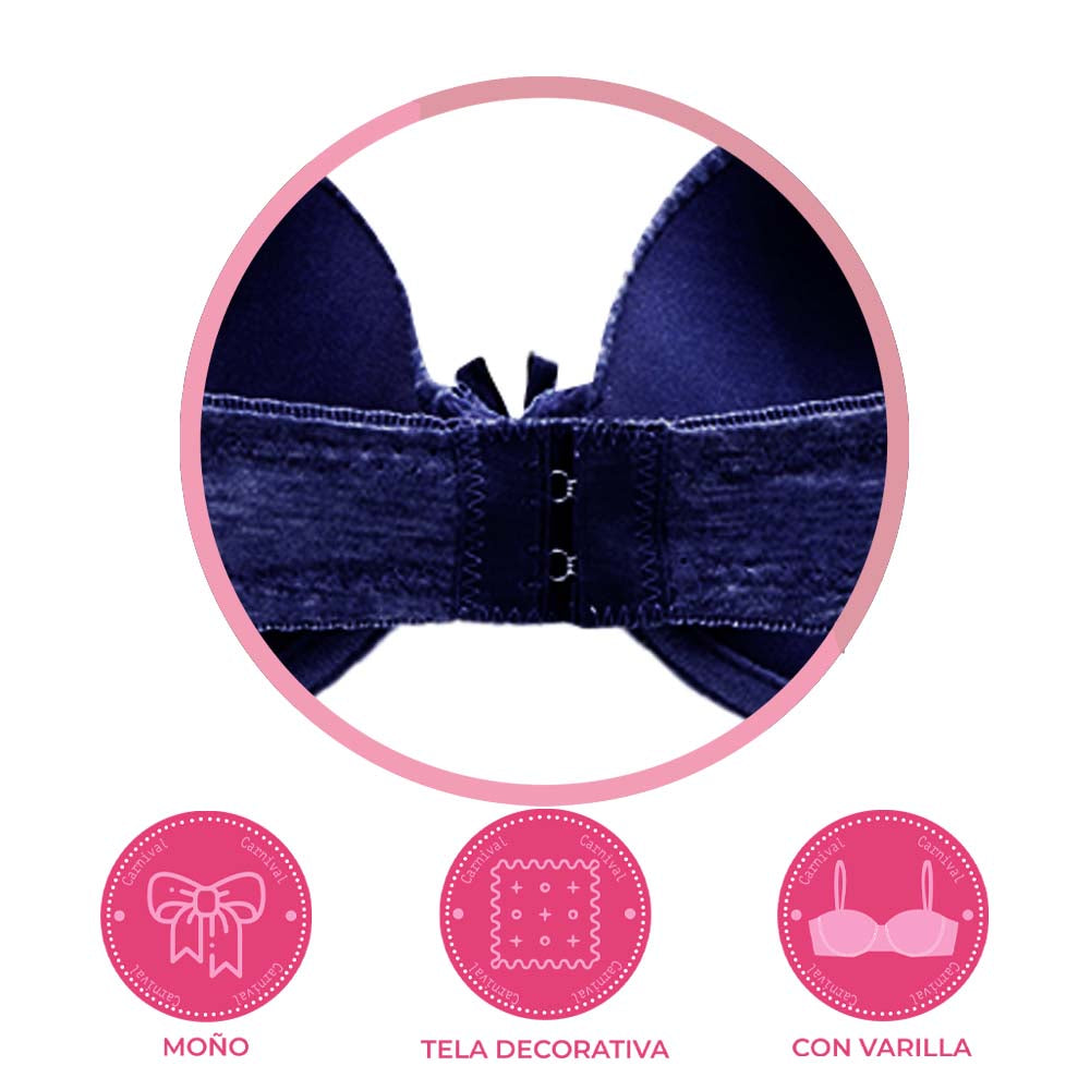 Set de 3 Brasier teen con copa preformada y varilla 24197 Teens