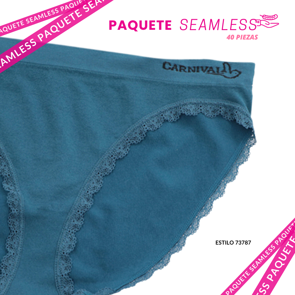 Paquete seamless con 40 piezas a precio de mayoreo PACK 002 SEAMLESS Carnival Carnival