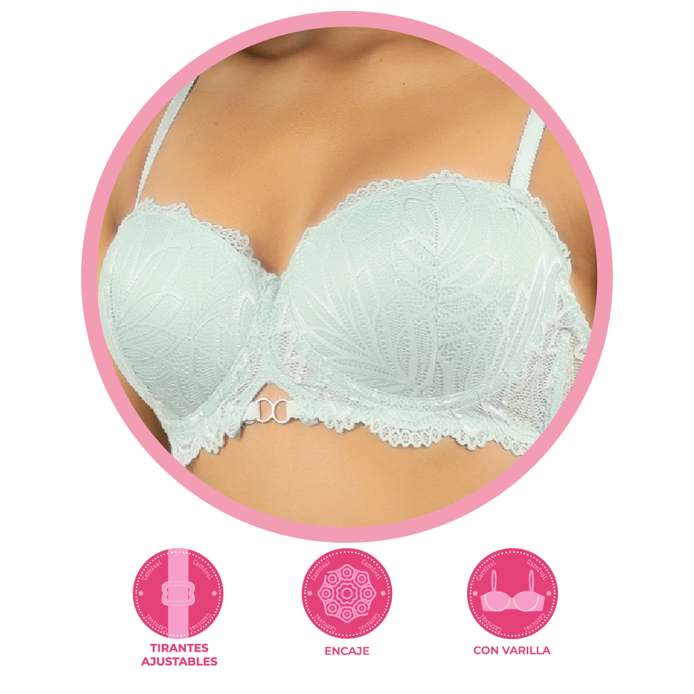 Brasier coordinable con encaje 24845 Lady Carnival