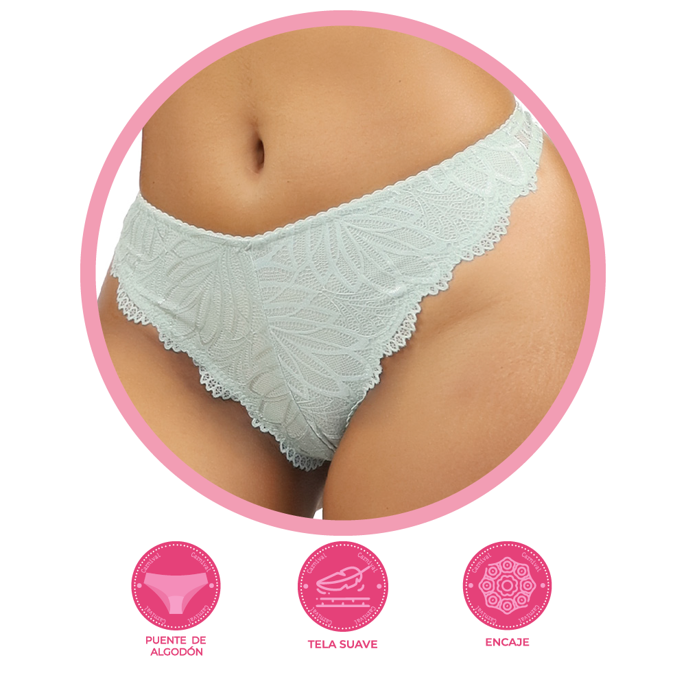 Tanga con encaje 64845 Lady Carnival