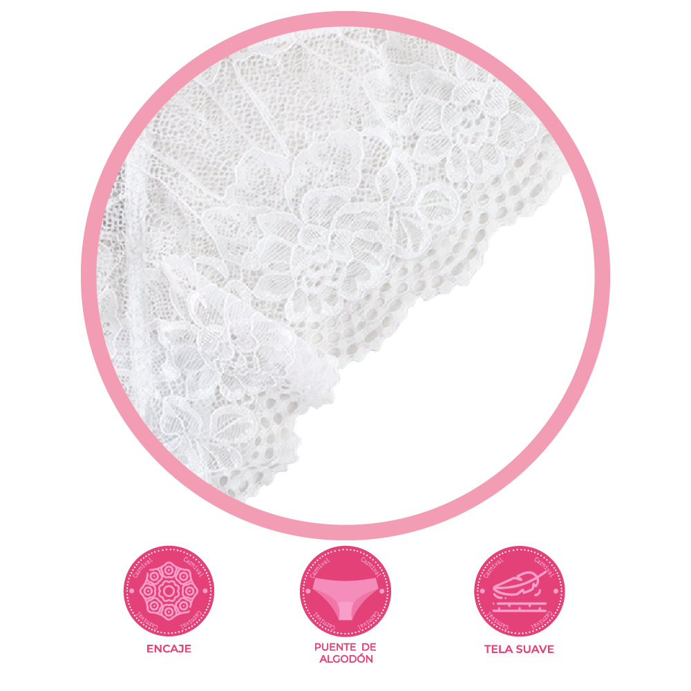 Panty coordinable con encaje 73984 Lady Carnival Carnival