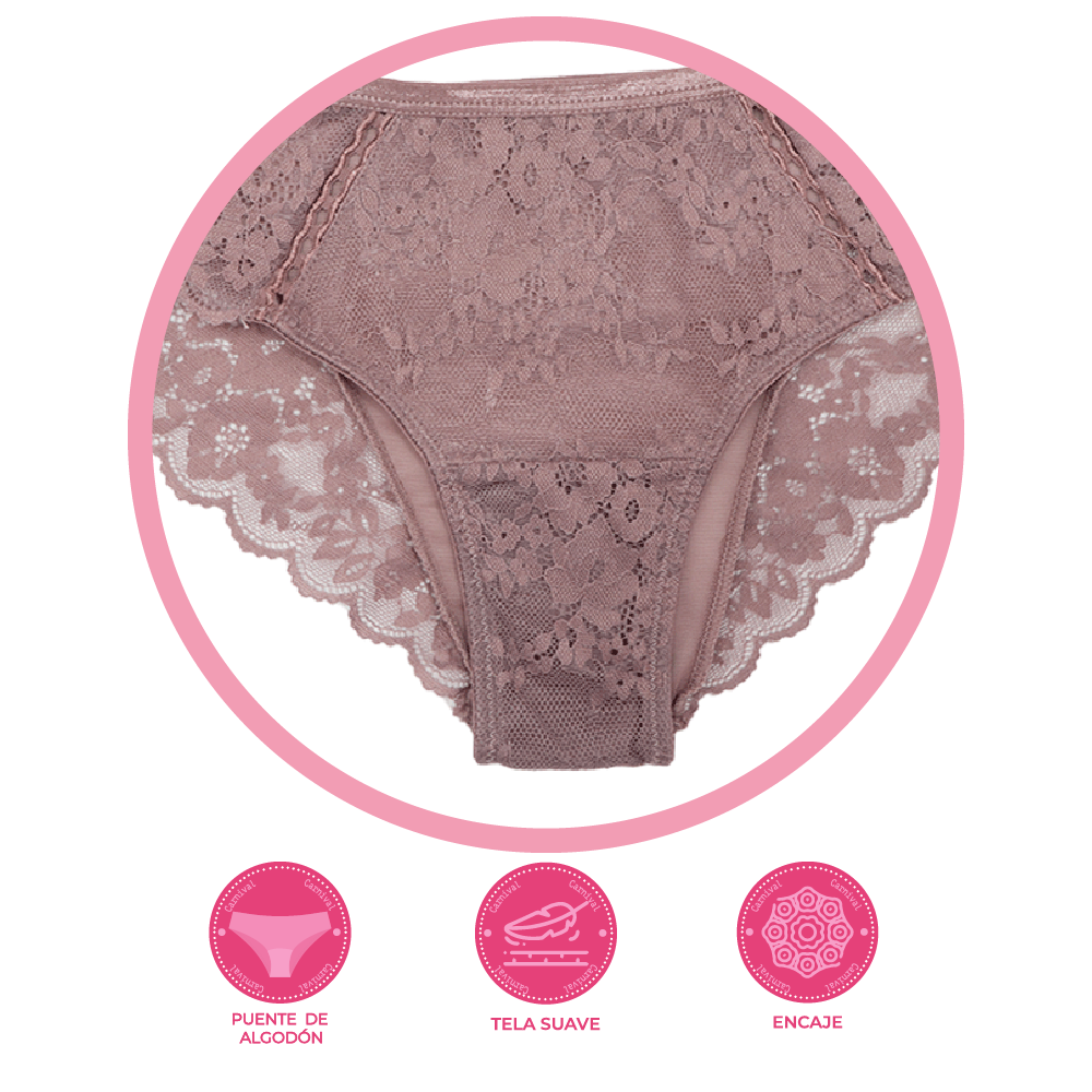 Panty coordinable con detalles de encaje 74748 Lady Carnival Carnival