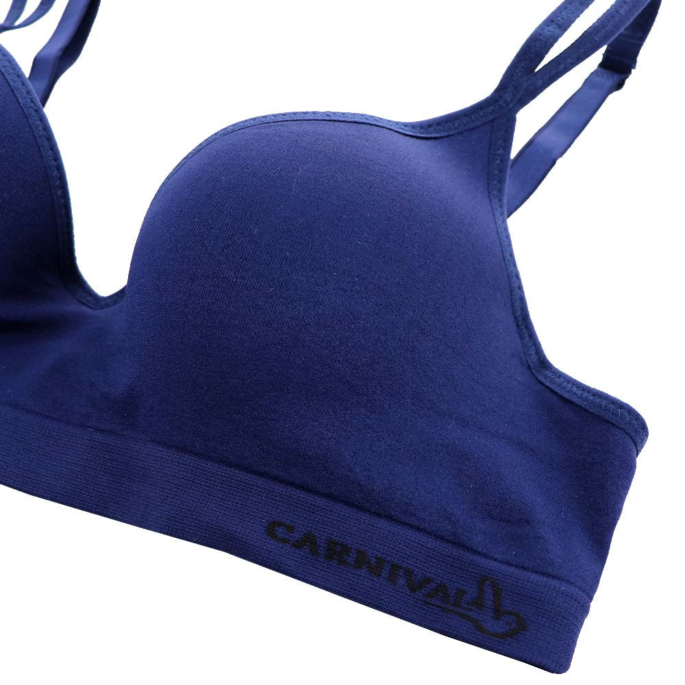 Brasier estilo top deportivo con logo impreso 23780 Carnival