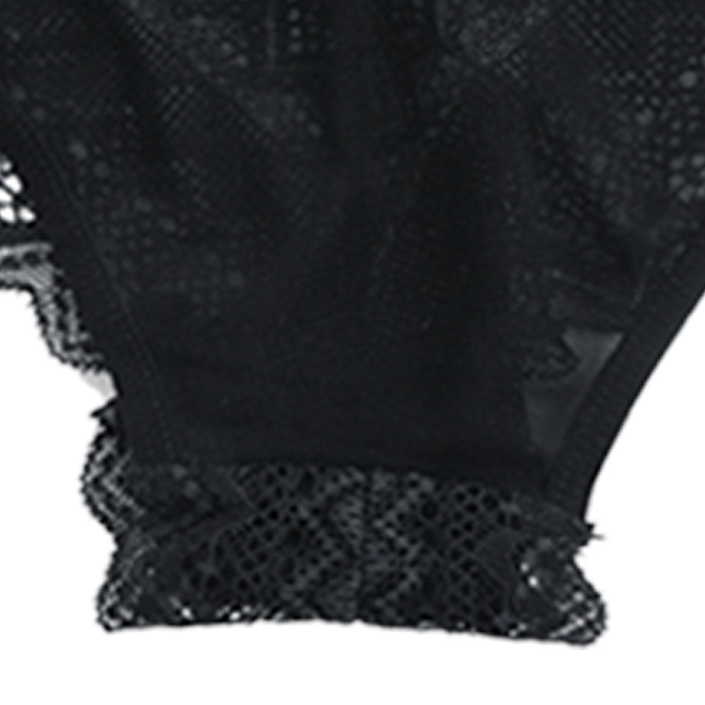 Set de 2 panties con encaje y puente de algodón 72900 Carnival Carnival Mayoristas