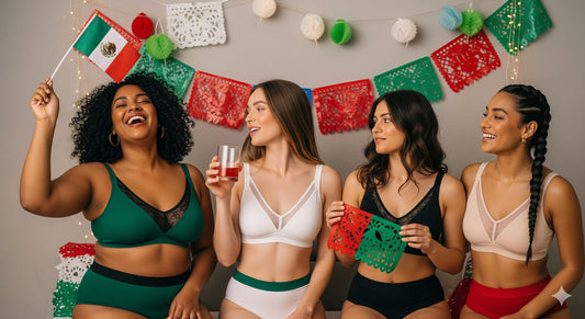 fiestas patrias lencería elegante mexicana