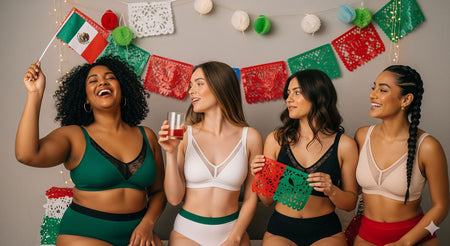 fiestas patrias lencería elegante mexicana