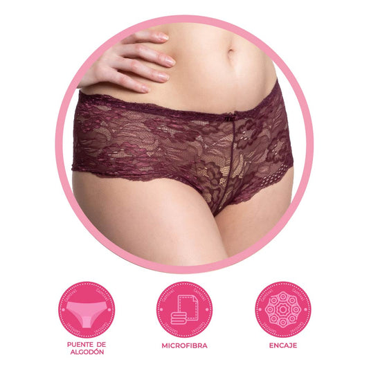 Bóxer coordinable con detalles de encaje 113692 Lady Carnival Carnival