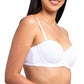 Brasier blanco con tirantes removibles y push up 21022 Carnival