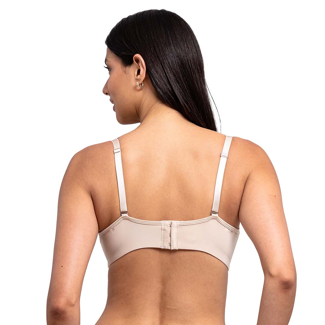 Brasier beige con tirantes removibles  21022 Carnival