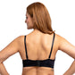 Brasier negro con tirantes removibles y push up 21022 Carnival