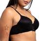 Brasier negro con encaje floral 2181 Carnival
