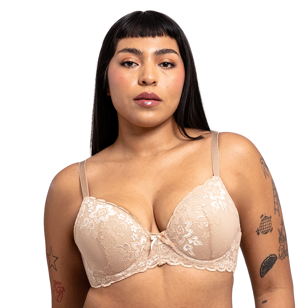 Brasier con encaje floral 2181 Carnival