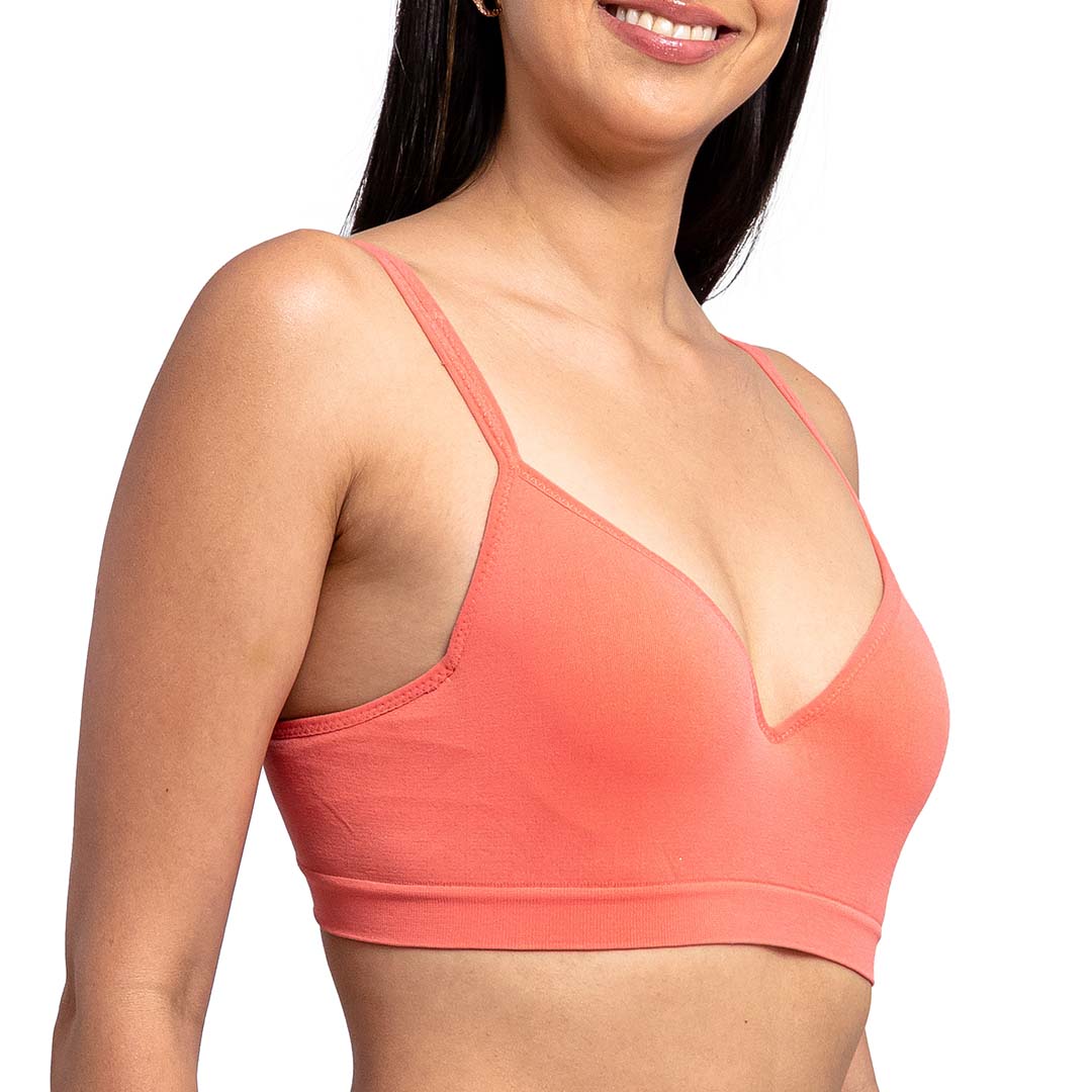 Brasier estilo top deportivo con logo impreso 23780
