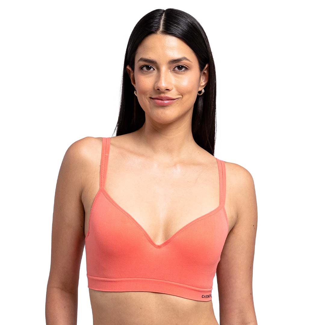 Brasier estilo top deportivo con logo impreso 23780