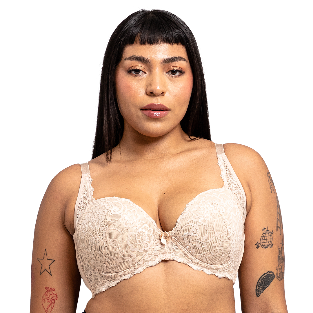 Brasier copa proformada, con detalle de encaje 23785 Carnival