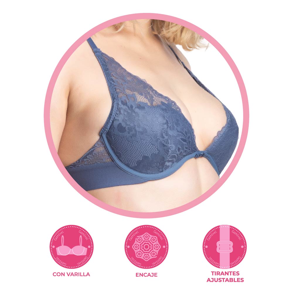 Brasier coordinable copa de gota 23934 Lady Carnival Carnival Lenceria