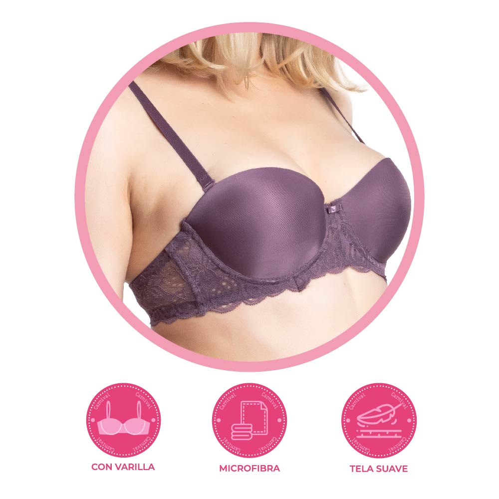 Brasier coordinable strapless 23962 Carnival Carnival Lenceria