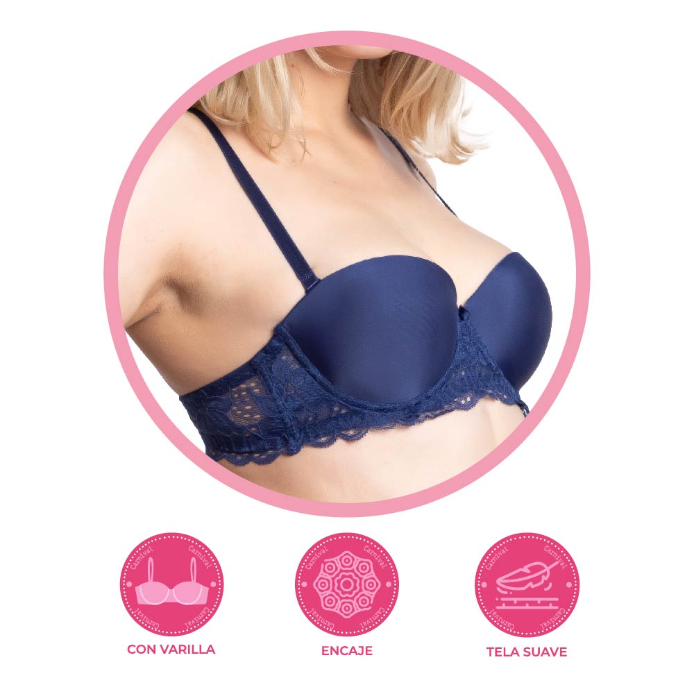 Brasier coordinable strapless 23962 Carnival Carnival Lenceria