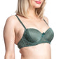 Brasier coordinable verde con encaje en copas 24030 Carnival Carnival