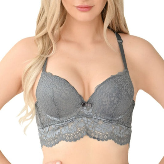 Coordinating bra with long lace dungarees 24180 Lady Carnival