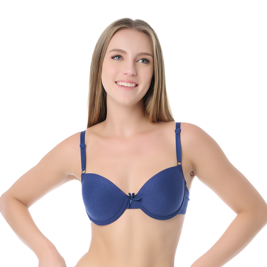 Brasier azul con copa preformada y varilla  24197 Teens Carnival Lenceria