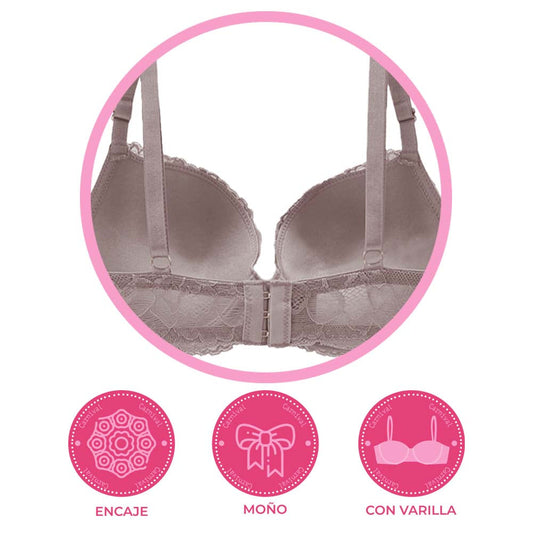 Brasier coordinable con detalles de encaje   24348 Lady  Carnival Carnival