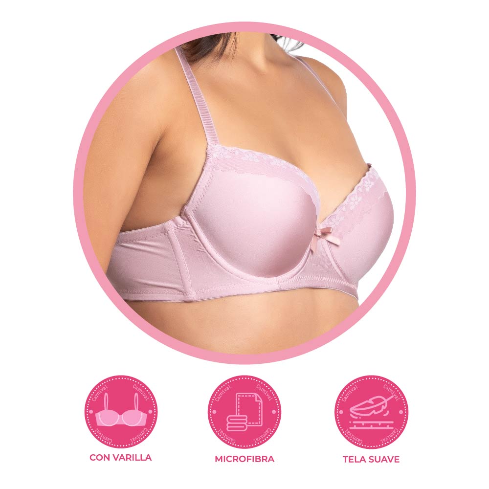 Brasier malva  coordinable 24395 Carnival Carnival Lenceria