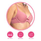 Brasier rosa coordinable con tirantes cruzados 24397 Carnival Carnival